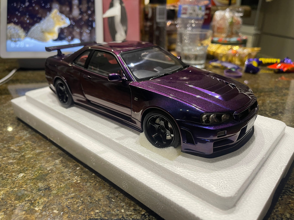 Auto Art Skyline R34 GTR Z TUNE flatshifting