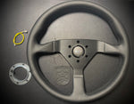 Momo Monte Carlo 350mm black stiching